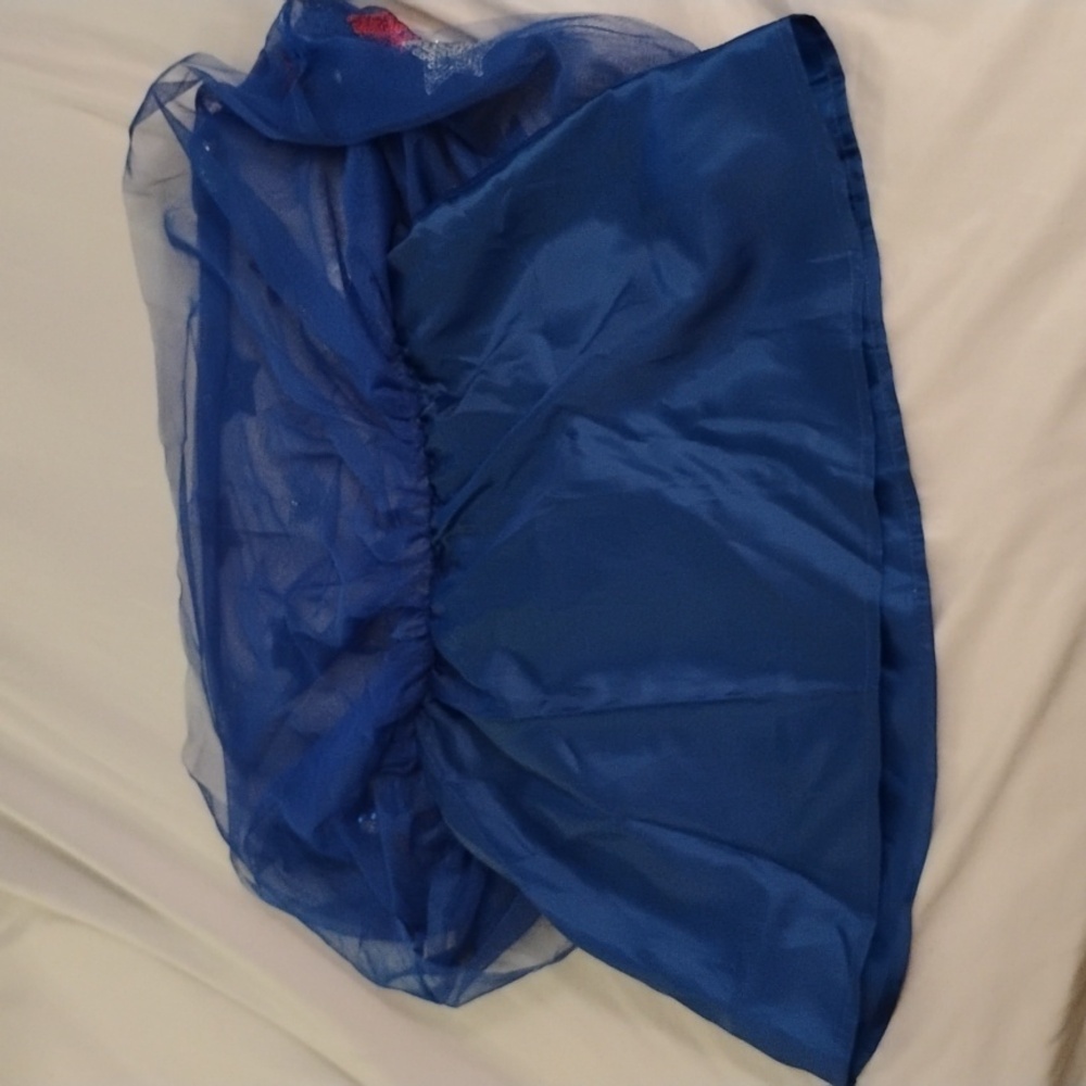 Girls blue tutu fun skirt - Picture 6 of 6